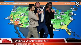 Weatherman Snaps LIVE on Air and Gets Dragged Off