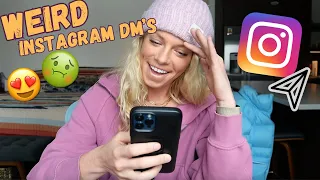 Reading my weird Instagram DM s