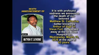 Matthew St Catherine Short Obituary