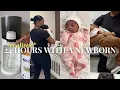 Lagu A *REALISTIC* 24 HRS WITH A NEWBORN | Feedings + Naps + Tips \u0026 Tricks + Getting things done!