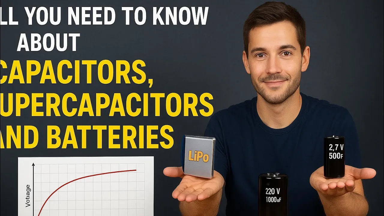 All You Need to Know About Batteries, Supercapacitors and Capacitors (Ultimate Comparison)