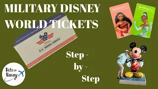 Disney World Military Tickets Step by Step