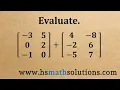 Matrix Addition Example