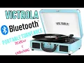 The Victrola BT Suitcase Turntable Unboxing REVIEW