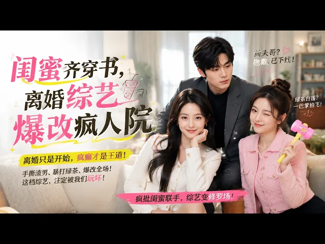 闺蜜齐穿书，离婚综艺爆改疯人院