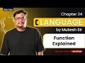 Lecture 24 - C Programming Functions in C Explained By Mukesh Sir
