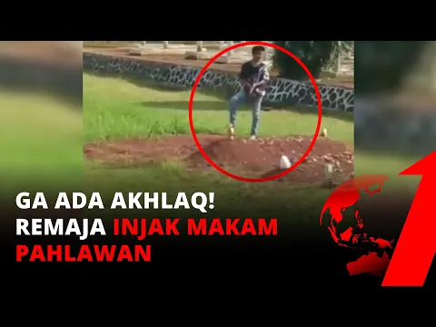 Keterlaluan! Remaja Ini Injak-Injak Makam Pahlawan di Lampung Utara | tvOne Minute