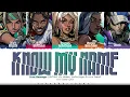 True Damage 'Know My Name' Lyrics (SOYEON, Vic Mensa, Sofía Reyes, Coco Jones) [Color Coded Lyrics]