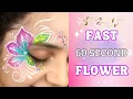Learn The Most Requested Face Paint Design EVER - 60 SECOND FLOWER