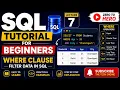 Complete SQL Tutorial for Beginners in Hindi Lecture 7 WHERE Clause Explained SQL Server
