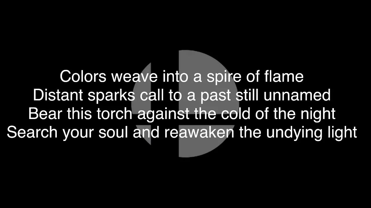 Super Smash Bros. Ultimate Main Theme - Lifelight With Lyrics On Screen Super Smash Bros. Ultimate Main Theme - Lifelight With Lyrics On Screen