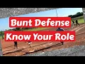 Softball Bunt Defense Know Your Role