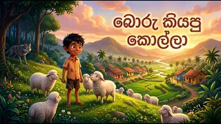 the boy who lied 3d sinhala animated kids story