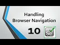 Selenium Tutorials - 10 How to Handle Browser Navigation Commands with example