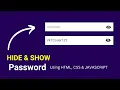 Create Password Feature in HTML CSS JavaScript
