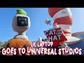 LIL MR FUN COMPUTER LIL LAPTOP GOES TO UNIVERSAL STUDIOS THEME PARK