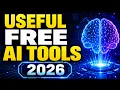 7 Useful AI Tools That Are Actually FREE 2026