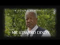In Loving Memory of Mr Edward Dixon
