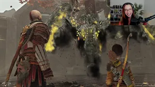 GOD OF WAR Valkyrie Fight First Time Playthrough