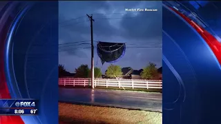 Storms cause some damage in Haslet