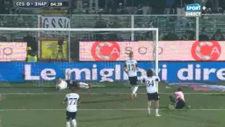 اهداف مبارة نابولى و تشيزينا 4 1 6 1 2015 الدورى الايطالى 