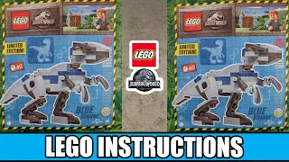 LEGO Instructions - Jurassic World Magazine - 122225 - Blue Raptor