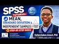 SPSS Tutorial Mean Standard Deviation Independent Samples t Test PPMC Part 1