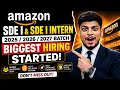 Amazon Finally SDE-1 2027 BATCH Hiring Amazon Hiring Freshers Off-Campus Drive