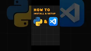 How to install vscode and python