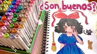 ¿Valen la pena estos marcadores acrílicos? 🎨 | Arrtx Unboxing + Drawing