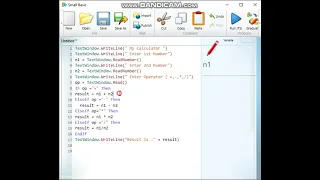Calculator-Small Basic