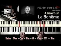 Download Lagu Leçon de piano - Aznavour - La Bohême
