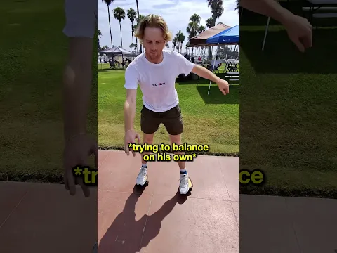 First time on freeskates! 🛹
