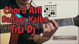 chord gitar bahasa kalbu titi dj tutorial 