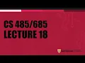 CS - Lecture 18