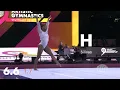 GYMNASTICS SCORING Simone Biles FX 2019 D and E Score Slow Motion Analysis