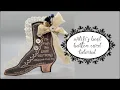 Halloween Vintage inspired Witch s Boot Button Card Tutorial