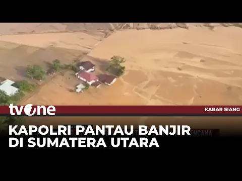 Kapolri Patroli Udara Pantau Banjir di Sumatera Utara