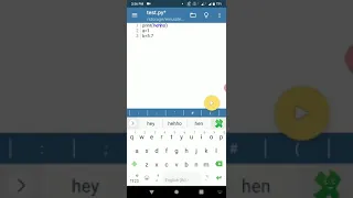 How to use python in mobile pydroid tutorial English