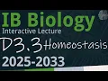 IB Biology D3 3 - Homeostasis