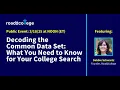 Decoding the Common Data Set What You Need to Know for Your College Search