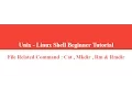Unix Linux Shell Beginner Tutorial File Related Command Cat Mkdir Rm Rmdir