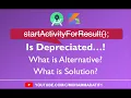 startActivityForResult Depreciated Solution Android Studio Kotlin