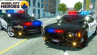 Download Police Car Lucas Tyre Stuck in Resin | Wheel City Heroes (WCH) 3D Cartoon for Kids MP3