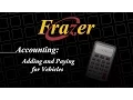 Frazer Tutorial - Adding and Paying for Vehicles