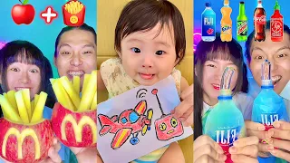 Random Emoji Food Challenge ASMR Compilation! 🥵bubble tea(Part389)