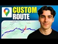 How To Make A Custom Route In Google Maps Tutorial 2026