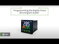 GIC Learning Hub Digital Timer Eliro Basic Programming English