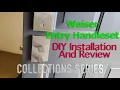 Weiser Entry Handleset Installation and Review - Smartkey