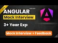 Angular Live Mock Interview 3 Year of Experience Angular Interview Feedback